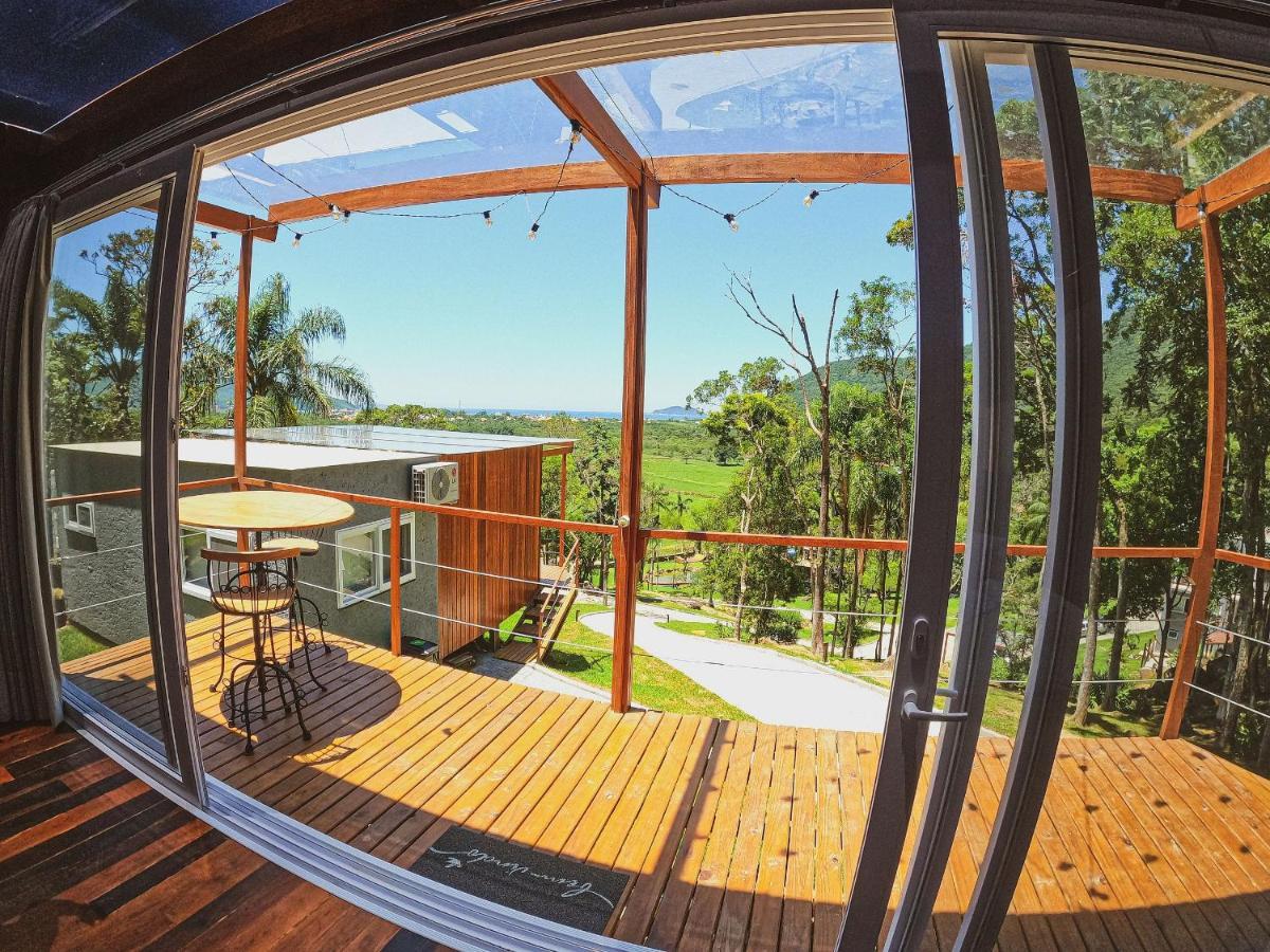 Casa De Vidro Alto Padrao - Hospedar Com Proposito Villa Florianópolis Kültér fotó