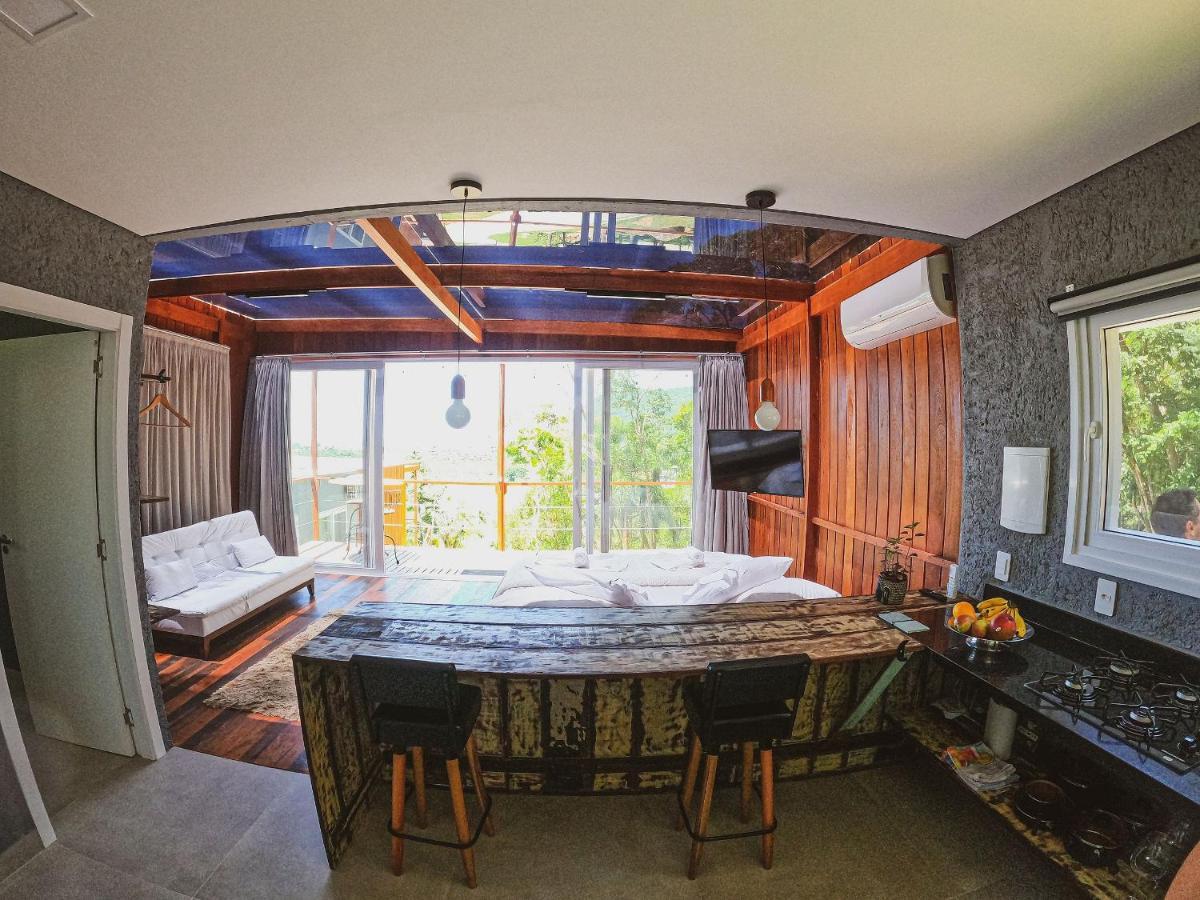 Casa De Vidro Alto Padrao - Hospedar Com Proposito Villa Florianópolis Kültér fotó