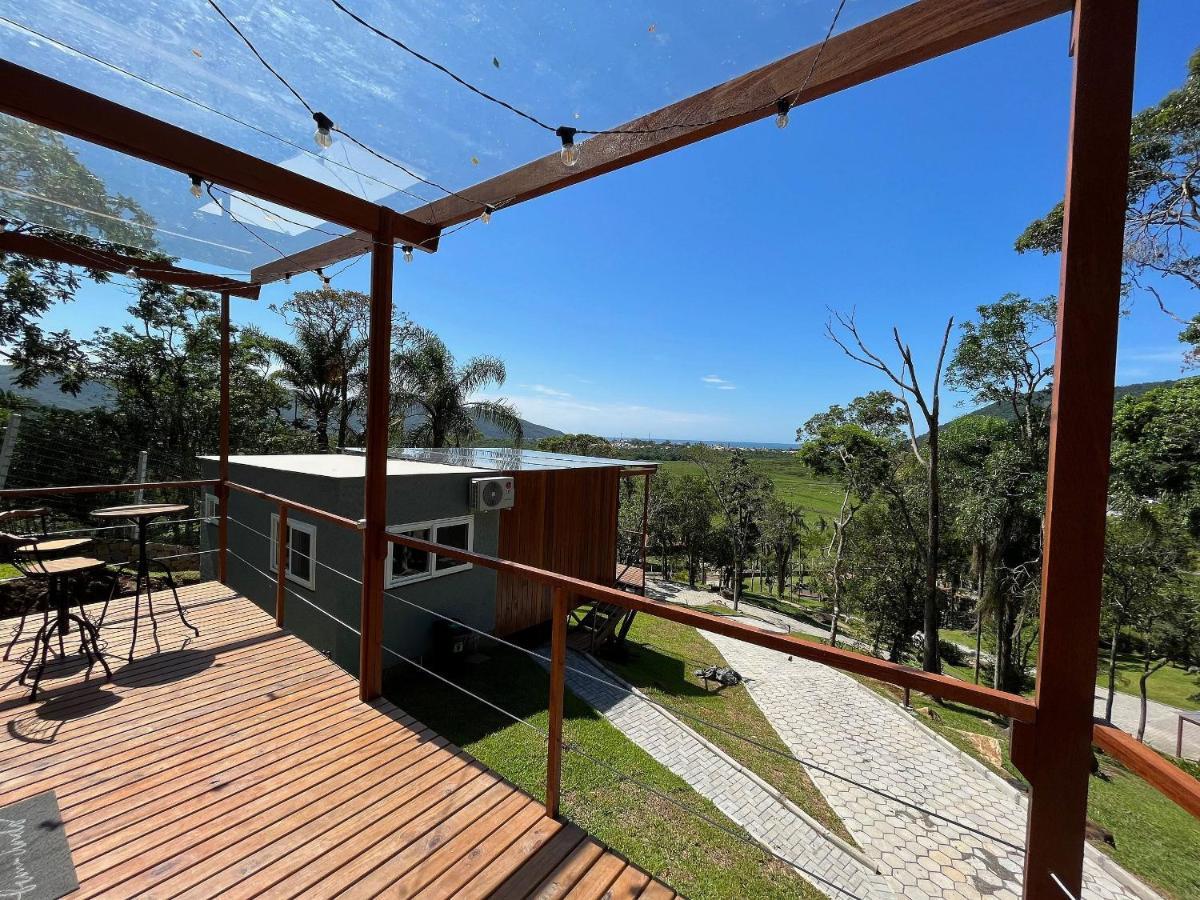 Casa De Vidro Alto Padrao - Hospedar Com Proposito Villa Florianópolis Kültér fotó