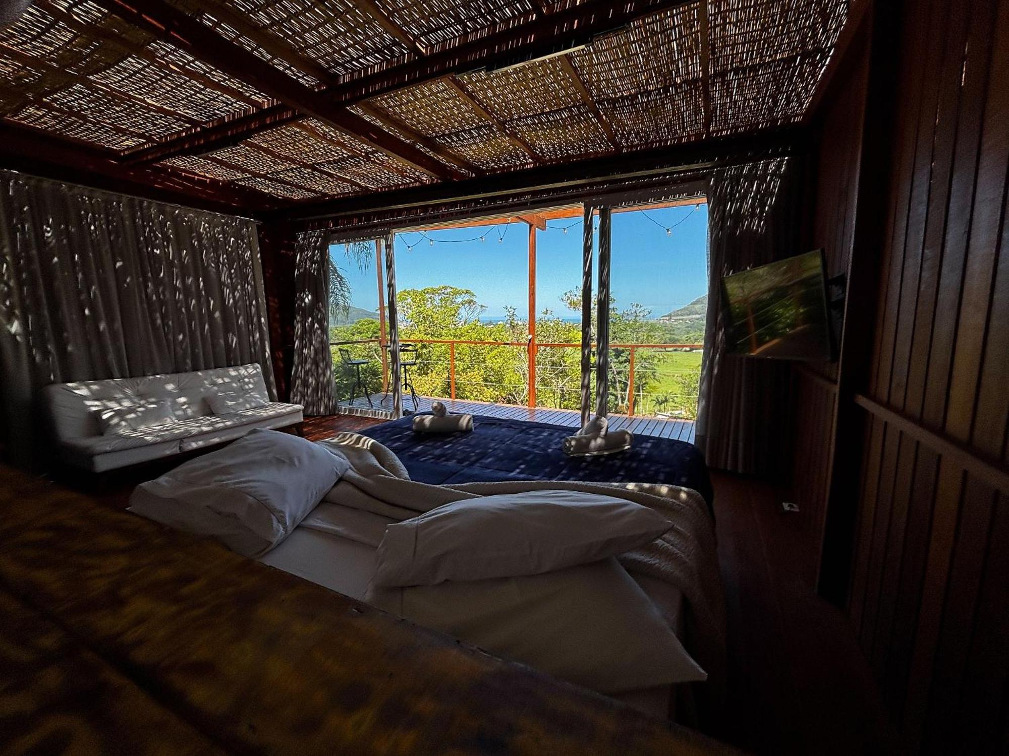 Casa De Vidro Alto Padrao - Hospedar Com Proposito Villa Florianópolis Kültér fotó