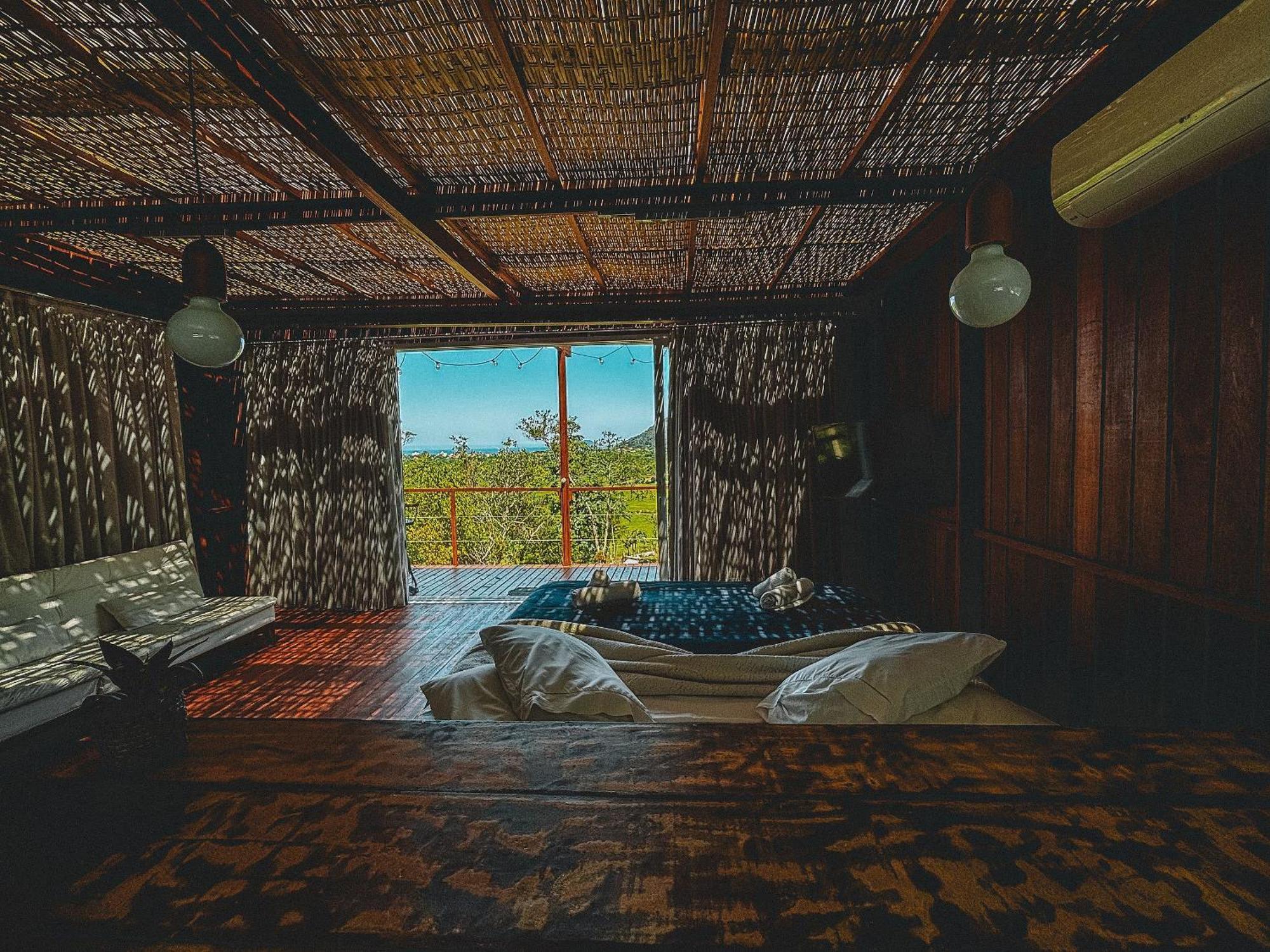 Casa De Vidro Alto Padrao - Hospedar Com Proposito Villa Florianópolis Kültér fotó