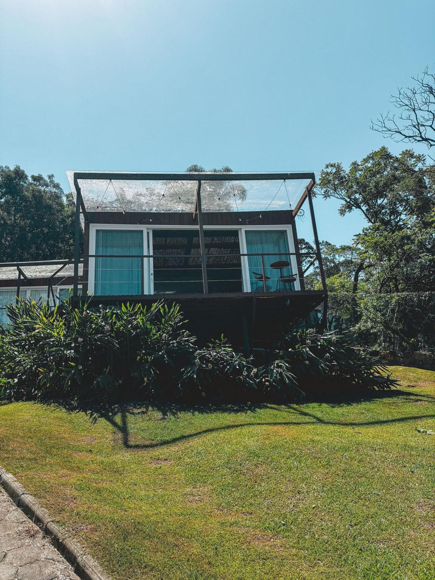 Casa De Vidro Alto Padrao - Hospedar Com Proposito Villa Florianópolis Kültér fotó